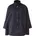 Comma Relaxed Fit Jacke mit Stehkragen und Rippbündchen blau XS