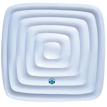 NETSPA Aufblasbare Abdeckung Grau 128x128 cm