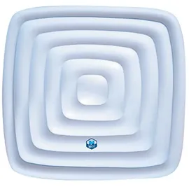 NETSPA Aufblasbare Abdeckung Grau 128x128 cm