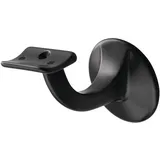 Hermeta Handlaufträger 3501 Alu.ku.-besch.schwarz D.Wandpl