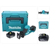 Makita DJR 189 G1J Akku Reciprosäge Säbelsäge 18 V Brushless + 1x Akku 6,0 Ah + Makpac - ohne Ladegerät