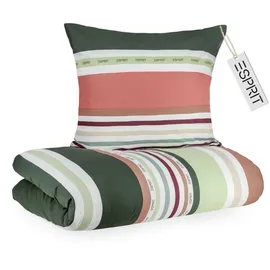 Esprit Salmlo Gestreift Mehrfarbig 135 x 200 cm + 80 x 80 cm