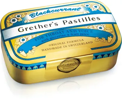 Grethers Pastillen Blackcurrant 110 g Nein