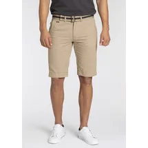 Bruno Banani Chinoshorts inklusive Gürtel Gr. 40 N-Gr, beige, , 36201910-40 N-Gr