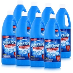 DanKlorix DanKlorix Hygiene-Reiniger 1,5L - Mit Aktiv-Chlor (8er Pack) Allzweckreiniger