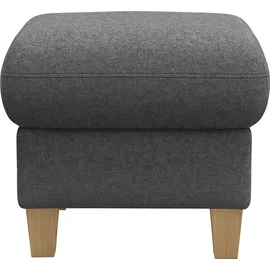 Home Affaire Polsterhocker Glendale mit Stauraum 58 x 48 x 58 cm Grau