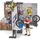 Bruder 63120 - bworld Fahrradshop grau 1:16