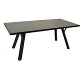 DEGAMO MANCIANO Gartentisch 180 x 90 x 72 cm dunkelgrau
