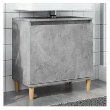 vidaXL Waschbeckenunterschrank 58 x 60 x 33 cm Grau