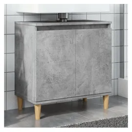 vidaXL Waschbeckenunterschrank 58 x 60 x 33 cm Grau