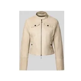 Amber & June Jacke in beige 38