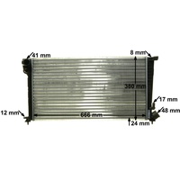 Mahle CR 433 000P Kühler Motorkühlung