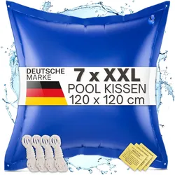 Pool Kissen 118x118 cm, blau