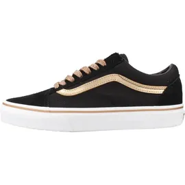 Vans Old Skool Damen Schwarz/Gold 38,5