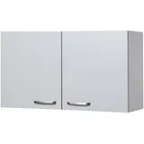 WIHO KÜCHEN Hängeschrank Michigan 100 x 35 x 56,5 cm Grau