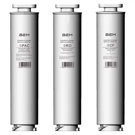 BEM LINA und IDA 3er-SET Ersatzfilter (RO, PAC und CF) für BEM Lina und Ida Wasserfilter