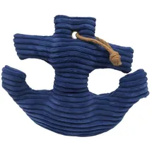 Relaxdays Türstopper Dunkelblau/Braun