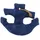 Relaxdays Türstopper Dunkelblau/Braun