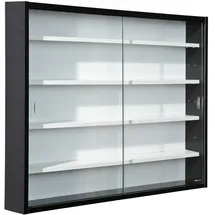 MID.YOU Hängevitrine Collecty 80 x 60 x 10 cm Schwarz/Weiß