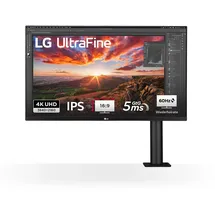 LG UltraFine 32UN880K-B 80cm (31,5") 4K IPS Profi Monitor HDMI/DP/USB-C PD60W 60Hz 5ms