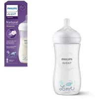 Philips Avent, Natural Response Babyfläschchen 330 ml mit Durchflussrate 4, Sauger ab 3 Monaten (SCY906/11)