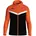 Kapuzenjacke Herren Schwarz/Neonorange 4XL