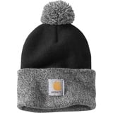 Carhartt Herren Knit Pom-Pom Cuffed Beanie, Schwarz, OFA - Einheitsgröße