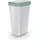 Prosperplast Odpadkový koš COMPACTA Q FLAP - objem: 45 l, barva: popelavá se světle zeleným víkem - Grau/Grün