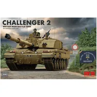 Rye Field Model British main battle tank Challenger 2 w/workable track links