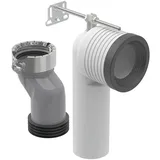 Geberit Universal Anschlussbogen-Set, für Stand-WC, 152063001,