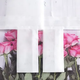 SCHOAL Raffrollo mit Schlaufen Voile Uni Schlaufenrollo Wohnzimmer Küche Gardinen 1 Stück Rosa BxH