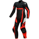 Dainese Gen-Z 1-Teiler Perforierte Kinder Lederkombi, schwarz-rot, Größe S M 158