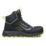 Hultafors Stiefel SG ADAPT MID Schwarz/Lime, S3L ESD Gr: 37 SOLID GEAR