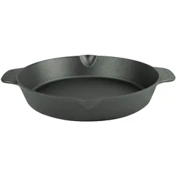 SANTOS BBQ Gusseiserne Pfanne XL, Ø 36 cm