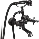 TRIZERATOP Badewannenarmatur RETRO Black