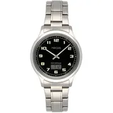 MARQUIS Herren Funkuhr Armbanduhr Edelstahlgehäuse, deutsches Funkwerk 6046-512