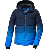 KILLTEC Kinder Funktionsjacke KSW 382 BYS QLTD, neon blue, 152