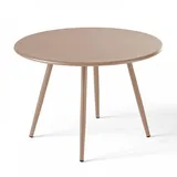 Oviala Beistelltisch Ø 40 x 30 cm Taupe