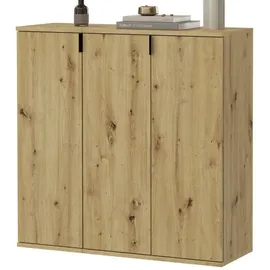 inn.furn Kommode Line-Up 91 x 99 cm Naturbelassen / Beige