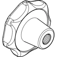 Industrial Quality Supplies DIN 6336 Sterngriff, GG D 50