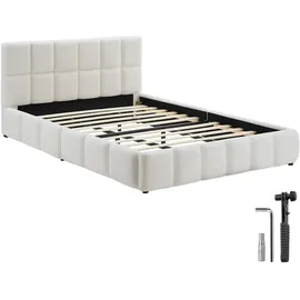 Tectake Shirley 180 x 200 cm Teddy creme