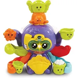 VTech Baby Badespaß Oktopus – Interaktives Badetier, das spricht und singt (Alter 1–5 Jahre)