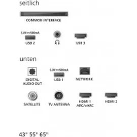 Philips 43PUS8600/12 43" 4K QLED Ambilight TV