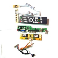 HSD190MEN3-A00/C00 VGA HDMI AV USB RF LCD Display Panel T.V53 Controller Board 4CCFL 30Pin LVDS Fernbedienung + Inverter + Tastatur Kit (HSD190MEN3-A00)