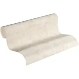 A.S. Création Vliestapete Blooming Uni creme B/L: ca. 53x1005 cm - Gr.: onesize