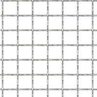vidaXL Wellengitter 100 x 85 cm Silber/Edelstahl