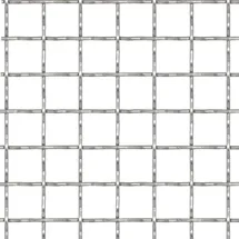 vidaXL Wellengitter Edelstahl 100 x 85 cm Silber