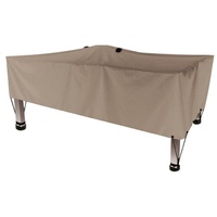 Garden Lights Perel Schutzhülle für Gartentisch, Taupe, rechteckig, 225
