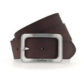 Mustang Damengürtel Leder Dunkelbraun 75