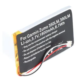AccuCell Akku für Garmin Zumo 350LM Akku 390LM, 361-00059-00, 010-01043-01, 020-00218-05